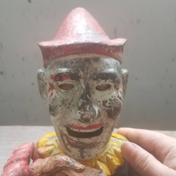 Vintage clown coin Bank